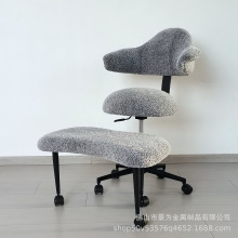 猴凳家用办公盘腿扶手椅舒适带脚踏瑜伽冥想椅坐没坐相跪椅打坐