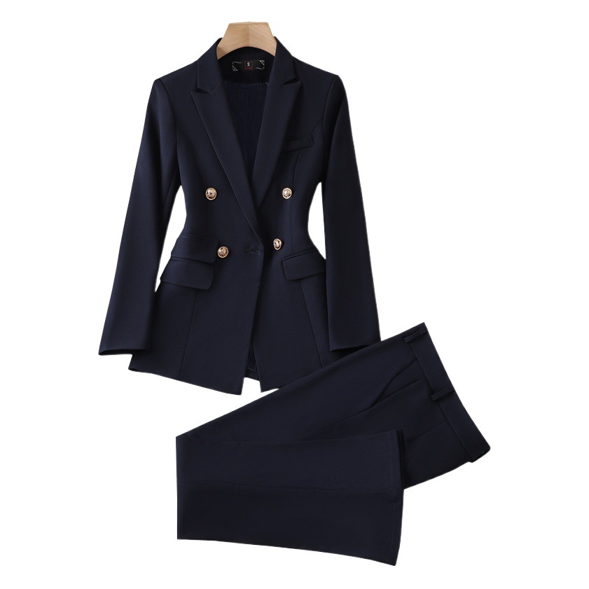 High-End Small Suit Jacket for Women Spring & Fall 2023 New Fashion Elegant Goddess Style Suit Bell-Bottom Professional Suit