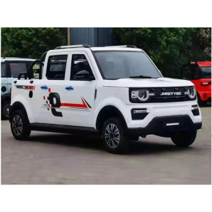 大功率山區客貨兩用電動四輪貨車 新能源油電兩用成人雙排皮卡車