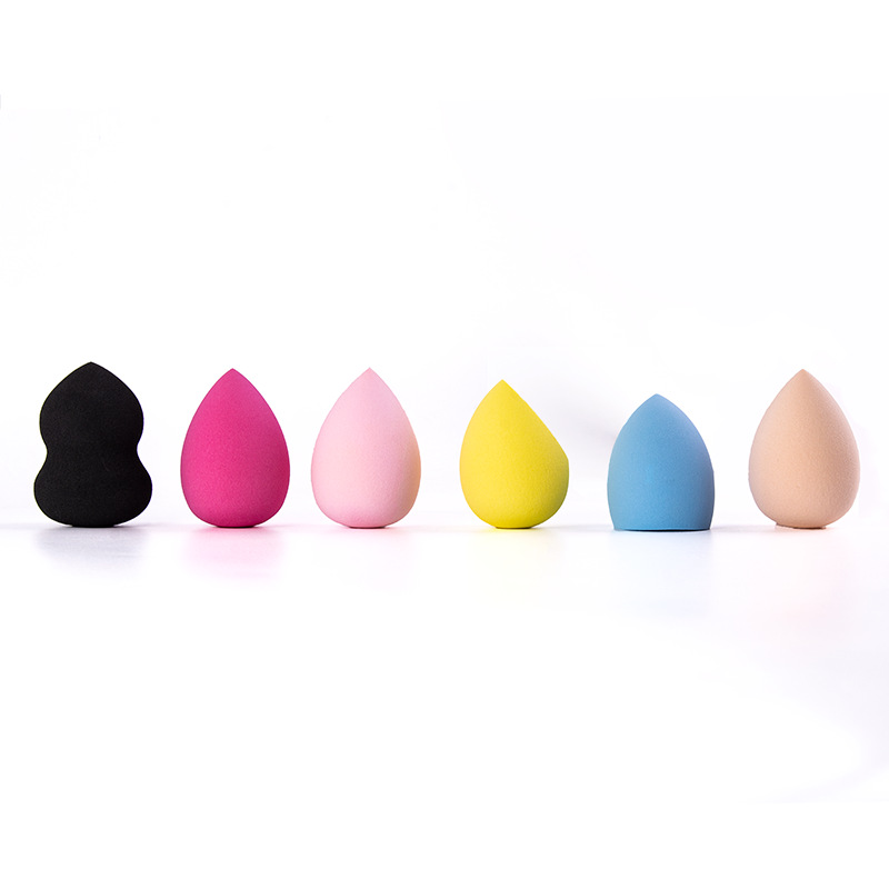 Esponja de Maquillaje Beauty Blender de Grado A en Existencia, Doble Uso para Seco y Húmedo, Forma de Gota de Agua, Producto Cosmético Sin Látex.