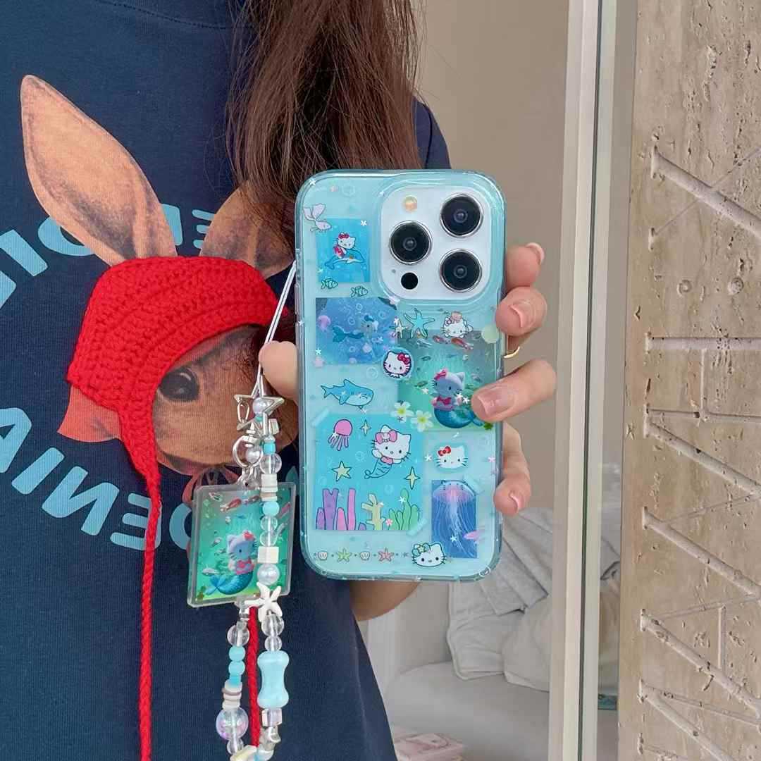 Cadena brillo sirena submarina ktxy2