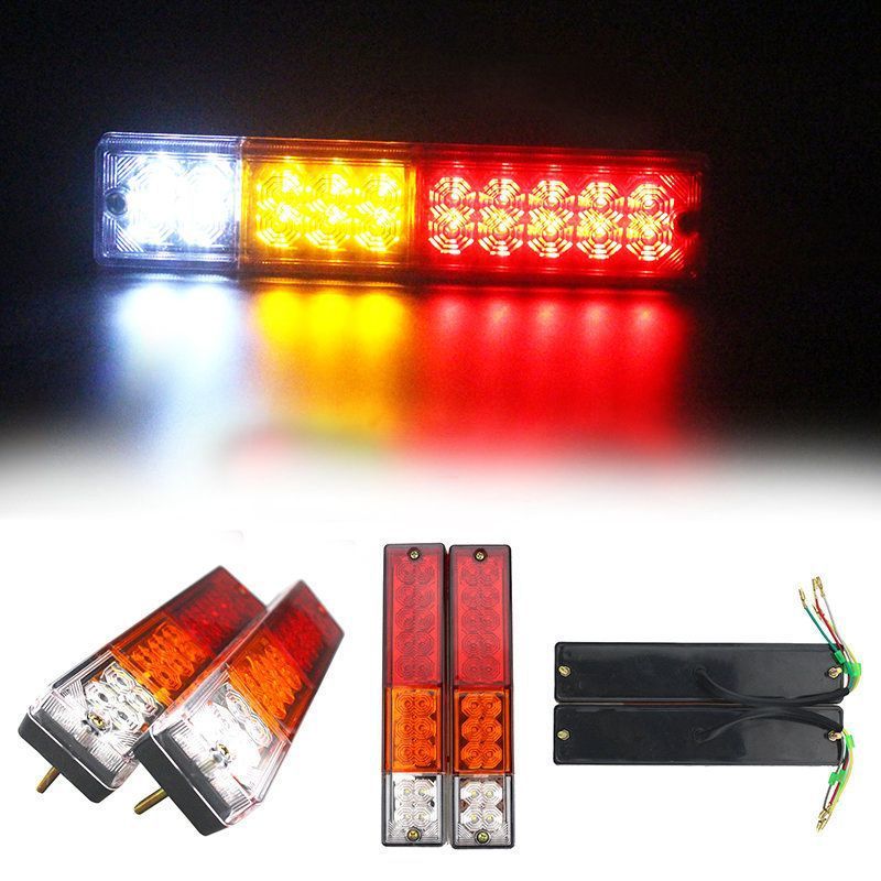 20LED RV trailer tail light assembly 24v atv yacht trailer accessories 12v bright waterproof tail light car light