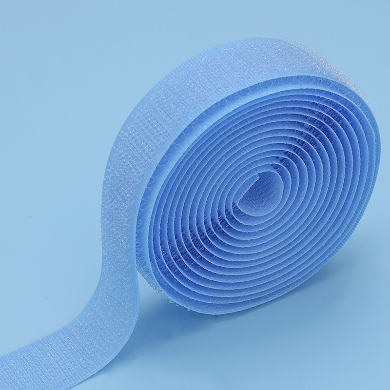 Velcro de color al por mayor 2cm de ancho gancho texturizado sin adhesivo de espalda pegatina madre ropa de bebé zapatos y sombreros pegados hebilla