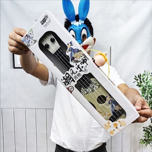 W025018W antique ukulele guitar musical instrument toy early education beginners entry kindergarten enrollment supply