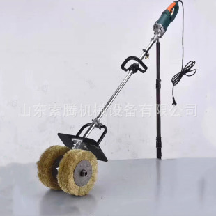 Hand-held electric rust removal machine grinding machine color steel tile cement ground I-steel refurbished steel structure polishing