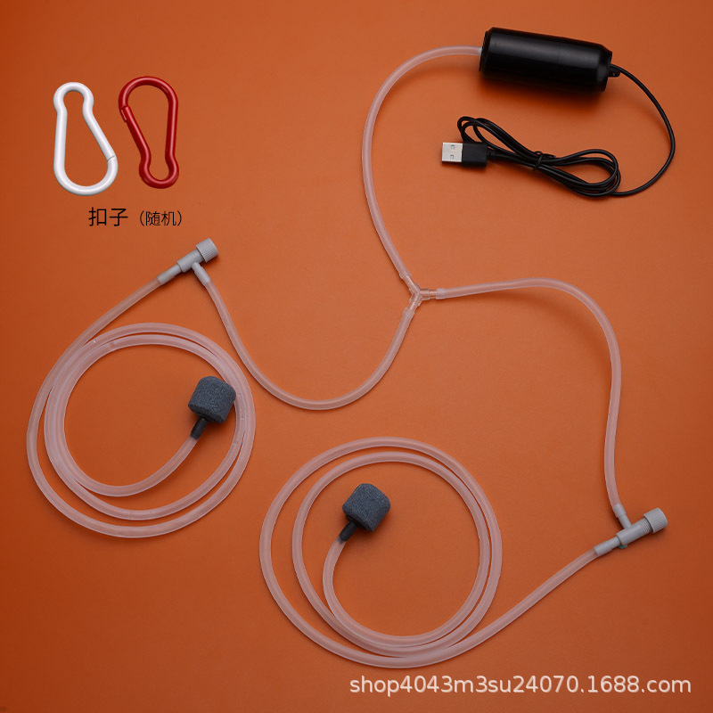 家庭用魚エアレーター小型魚タンク酸素ポンプミニ USB 酸素ポンプ屋外釣り酸素ポンプ卸売