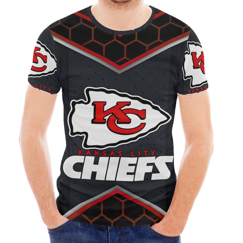 American Football Kansas City Chiefs Super Bowl Full Print Men's Short Sleeve Self Building Station Hot Selling Plus Size 6XLT T-Shirt