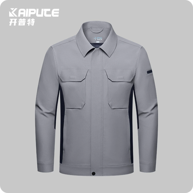 Трансграничная весенняя и осенняя рабочая одежда мужская цветная износостойкая куртка с печатной печатной формой дышащая механика ремонтная площадка заводская одежда топ внешняя торговля