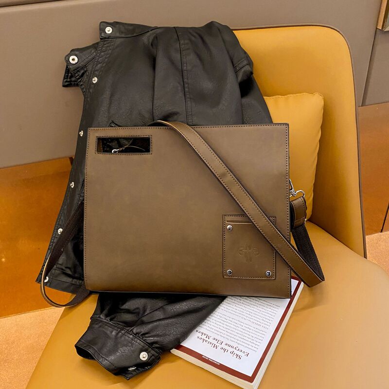 Big Sale-Retro Crossbody Bag Women's Multifunctional Clutch Business Women's Bag Pu Leather Women's Bag