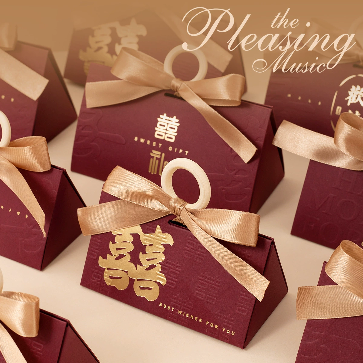 Коробка свадебных конфет Коробка свадебных конфет Премиум чувство свадебная коробка конфет 2024 новая портативная коробка конфет подарочная коробка пустая коробка