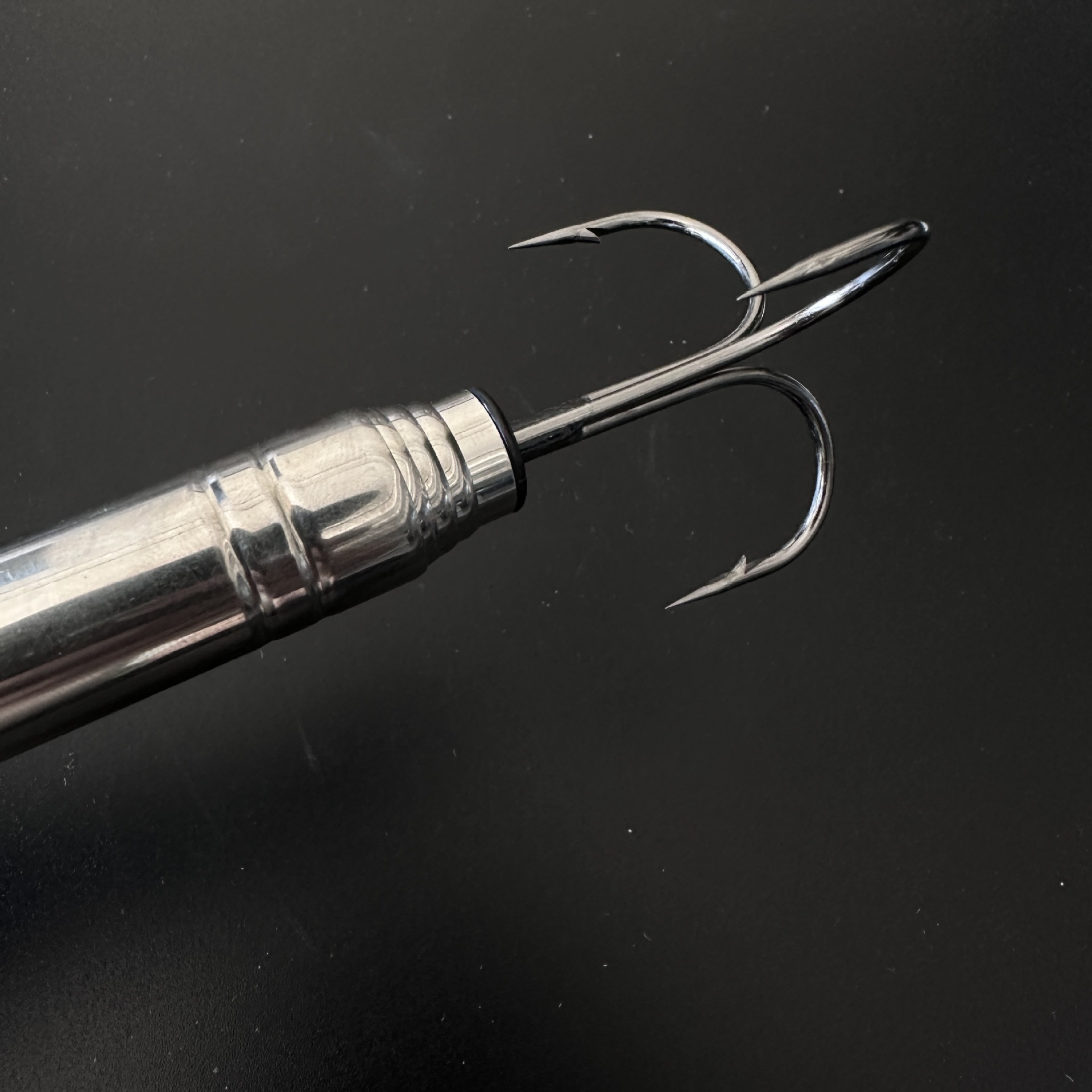 Anclar de acero inoxidable para pescar con ancho de pesca para pescar con hielo de aluminio retráctil colorido para pescar con ancho de pesca