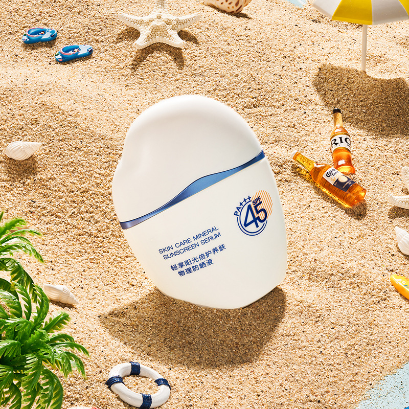 Ins Summer Micro Scenery Beach Accesorios fotográficos Cosméticos Bodegón Fotografía de pose Shell Arenas movedizas Tela de fondo marino