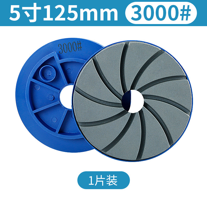 Hoja de pulido de diamante mármol piedra británica granito cerámica renovación Caracol hebilla biselado engrosado hoja de molienda