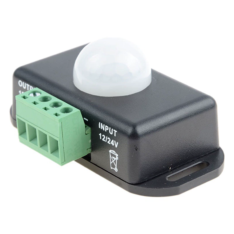 Оригинальные заводские поставки инфракрасный датчик человеческого тела переключатель широкое напряжение 12 В 24 В регулируемый встроенный PIR-зонд с CE