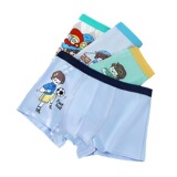 Штаны, мягкие дышащие трусы для мальчиков, детское нижнее белье, подходит для подростков