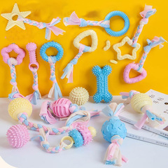 Amazon Cross-Border Pet Supplies Teddy Dog Toy Unbreakable Chewable Glue Teething Stick Dog Molar Teeth