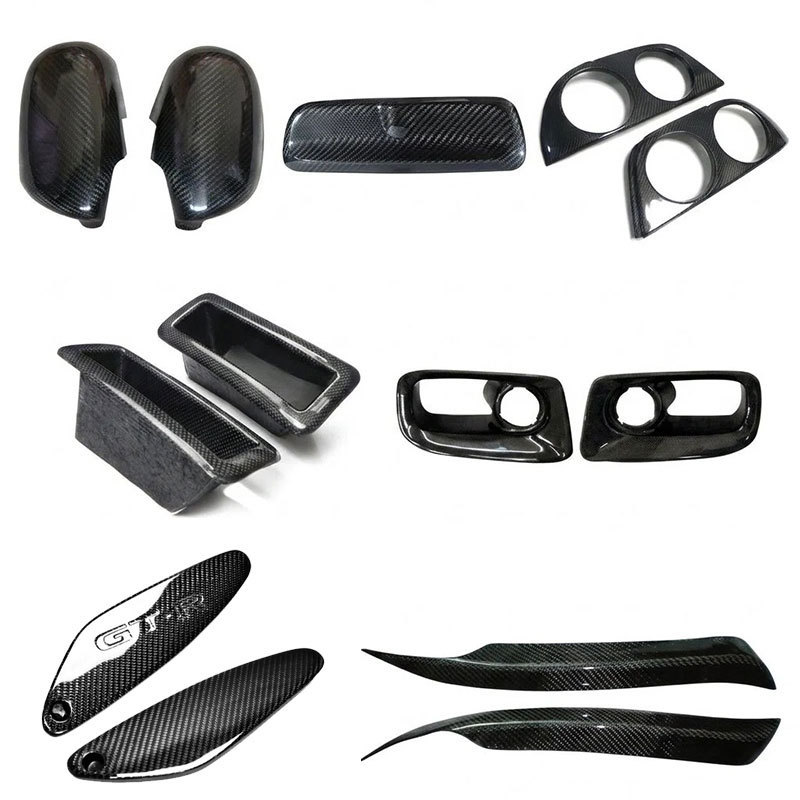 Suitable for Japanese Skyline R33 Gtr Modified Mirror Housing, Fog Light Cover, Front Bumper Vent, Rear Light Cover, Light Eyebrow