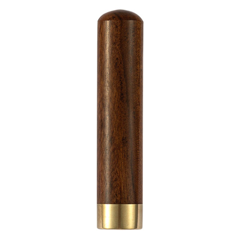 Factory wholesale brass sandalwood toothpick holder portable wooden syringe home embroidery syringe craft gift decoration