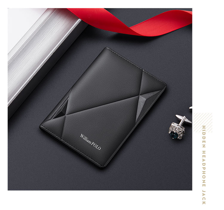 Ví card holder da bò chống trộm siêu mỏng Emperor Paul chi tiết 16