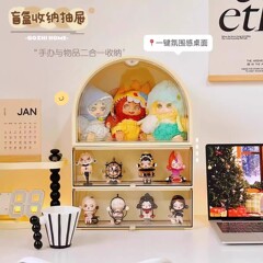 バブルマートサウンドシリーズフィギュアspブラインドボックス収納ディスプレイボックスぬいぐるみディスプレイボックス収納防塵キャビネット