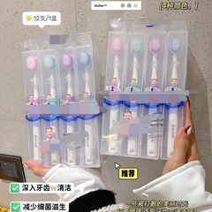 X-drosn新型アメリカ四世代歯ブラシの柔らかい毛の広い頭の歯ブラシは独立して成人の細い毛の高級な卸売りを包装します。