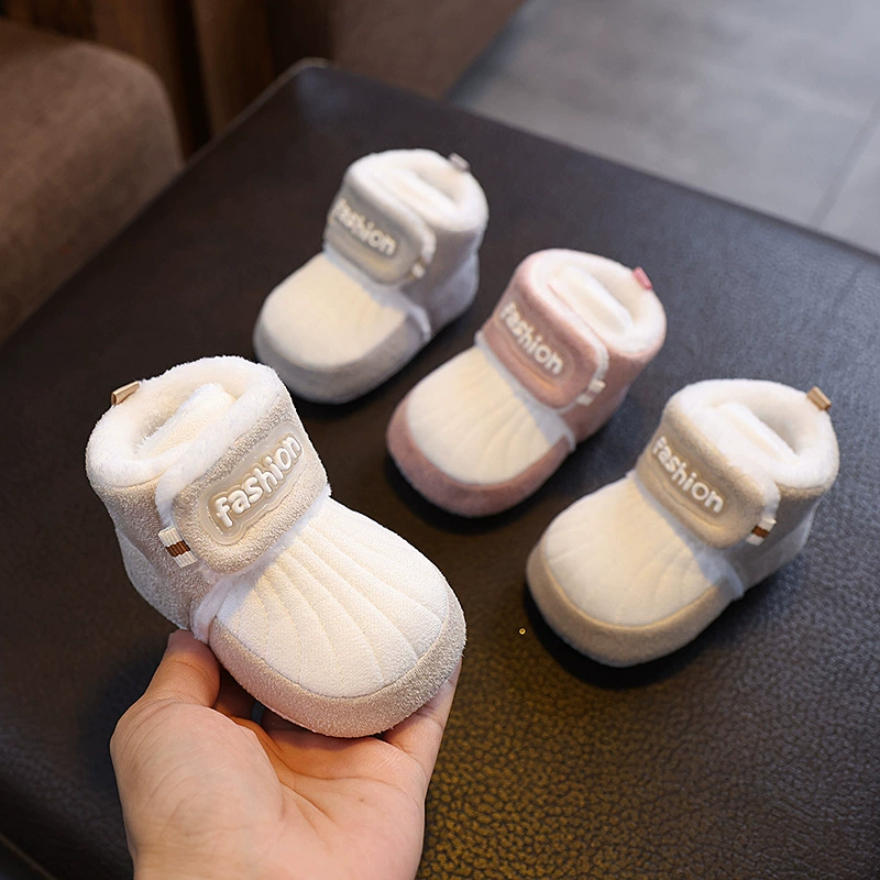 Зимняя хлопчатобумажная обувь для младенцев и детей