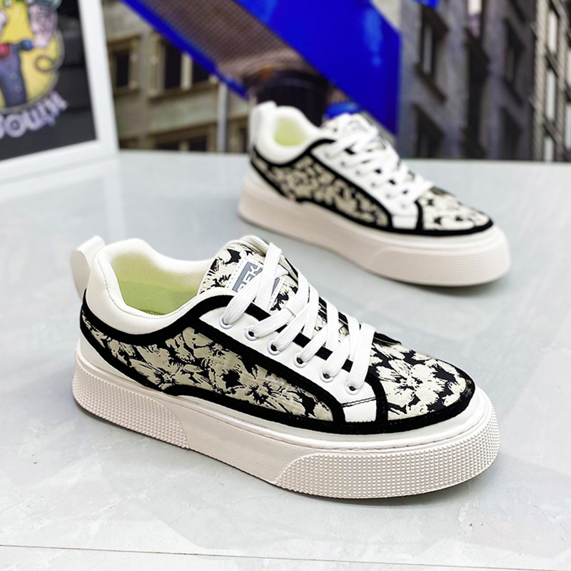 Trendy Brand Men's Shoes Without Laces, 2026 Spring New Low-Top Breathable Canvas Versatile Wear-Resistant Trendy Casual Sneakers