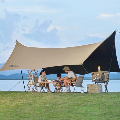 Avtomobil yan çətirləri, Camping Rainproof Awning Light Luxury