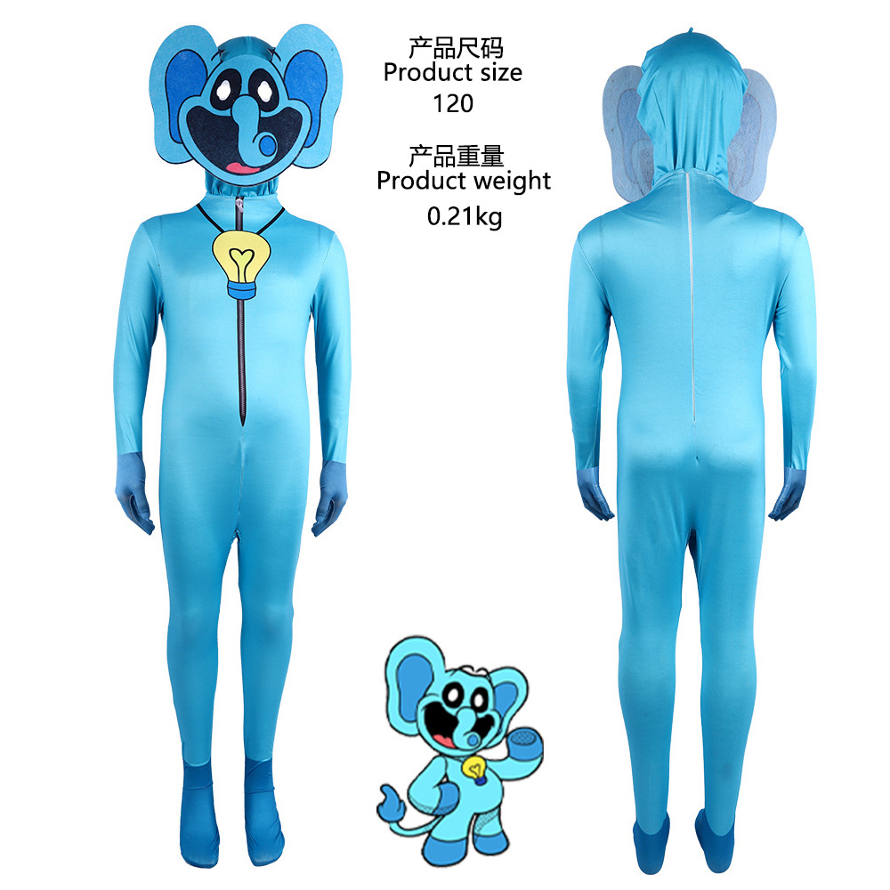 Traje de cosplay transfronterizo de Poppy Playtime para actuaciones escénicas, diseño de animales sonrientes de Poppy's Playtime image 10