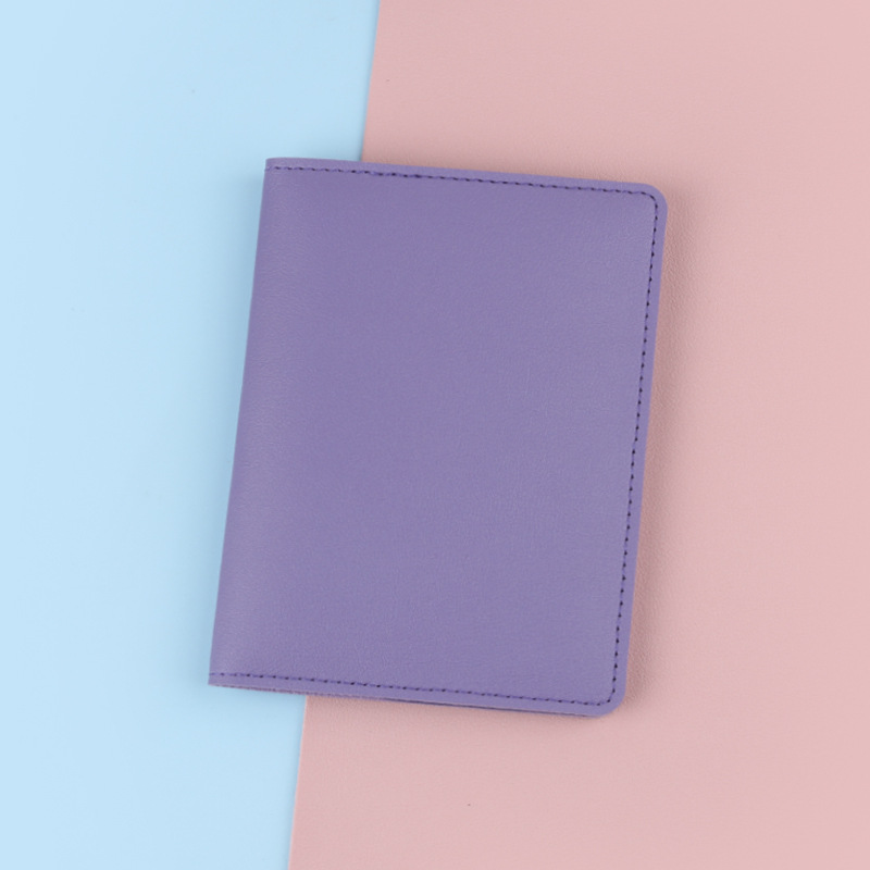 Titular de pasaporte de viaje cubierta protectora de almacenamiento titular de la tarjeta antirrobo RFID titular de Certificado de ultramar titular de pasaporte ultrafino simple