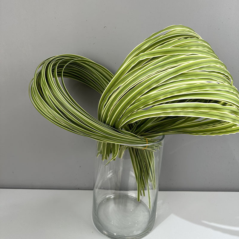 Steel Grass Line Shape Grass Wedding Floral Design Simulated Plant Flower Arrangement Materials Soft Rubber Leaves Green Iron Wire DIY Steel Grass Line Shape Grass Wedding Floral Design Simulated Plant Flower Arrangement Materials Soft Rubber Leaves Green Iron Wire DIY