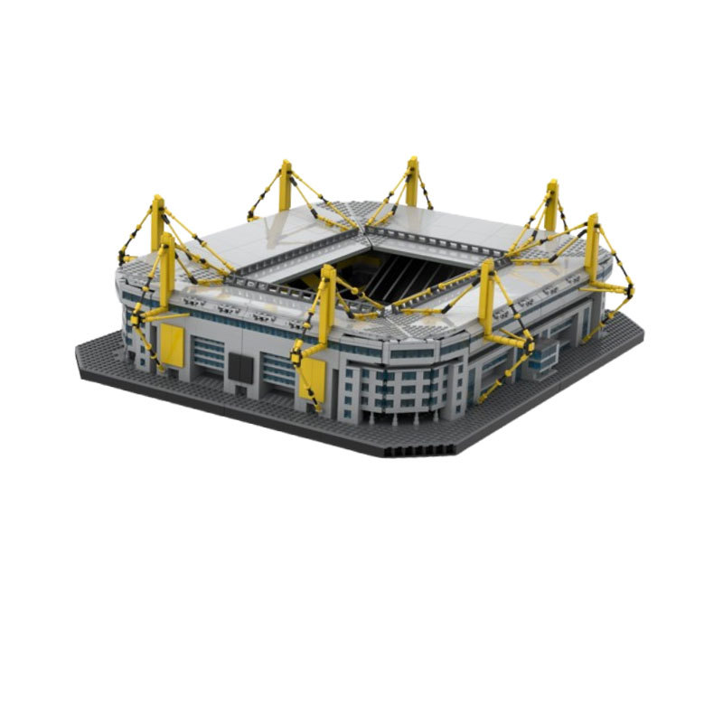 Creative Building Block Stadium Model Small Particle Assembly_voghion.com