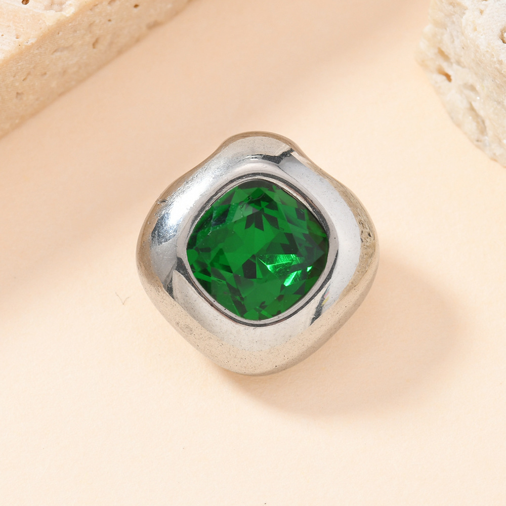 Joyas de acero inoxidable de estilo simple cuadrado redondeado accesorios de collar DIY accesorios