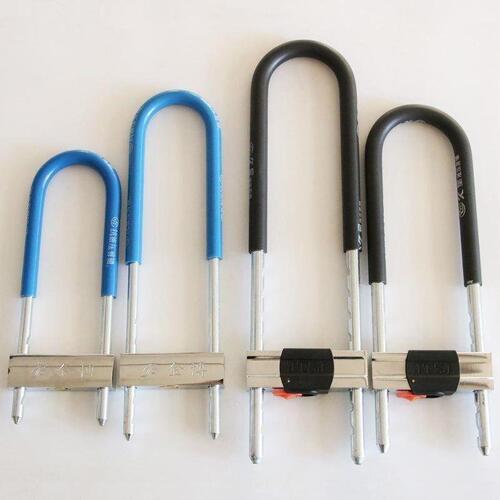 Simple door lock shop door lock U-shaped lock shop strip tool shop personalized facade room old-fashioned padlock simple
