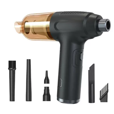 Household Charging Vacuum Cleaner Handheld Keyboard Chassis Cleaning Window Dust Blow and Suction 2-in -1 Car Dust Blower (Tozsoranlar) - black-type-c-charging-socket-12000pa-32000mah-blow-suction-2-in-1-vacuum-cleaner