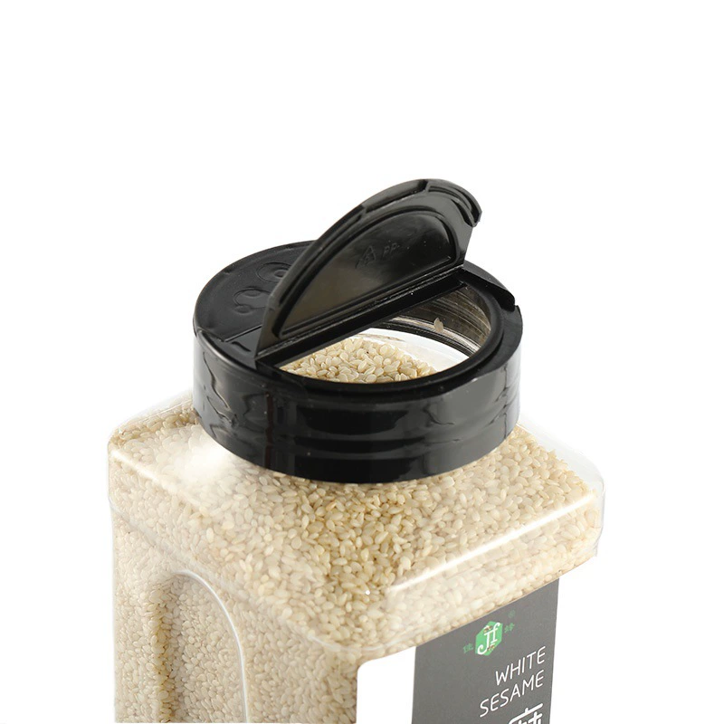 Двойной откидной приправ бутылка прозрачная пластиковая бутылка для пищевых продуктов для барбекю на открытом воздухе перец чили контроль дозирования банки с крышкой