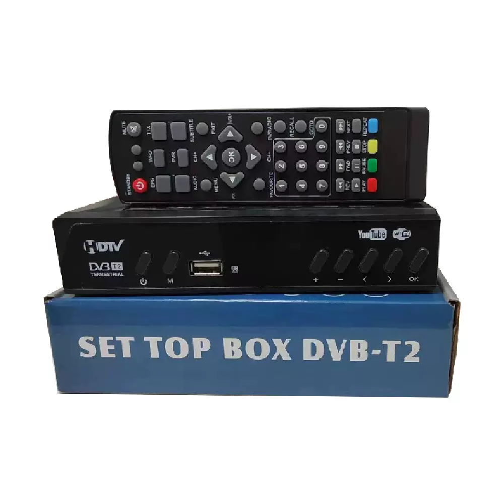 DVB-T2 地面波数字电视机顶盒  印尼 俄罗斯 非洲 中亚 支持WiFi
