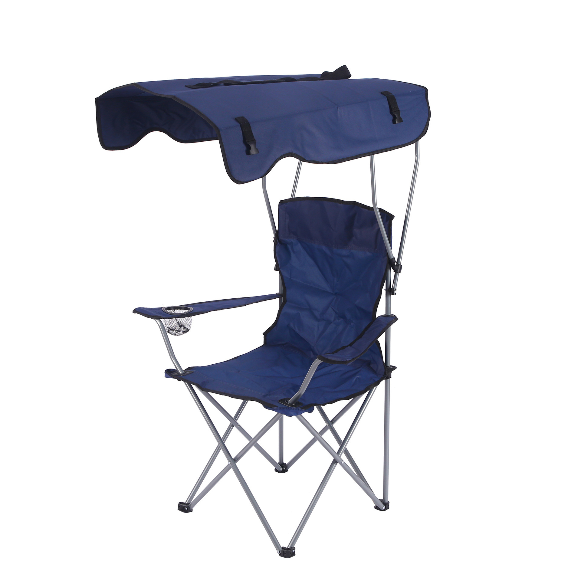 Silla plegable de sombra al aire libre transfronteriza silla de pesca silla de ocio portátil silla de respaldo doble silla de techo sillón