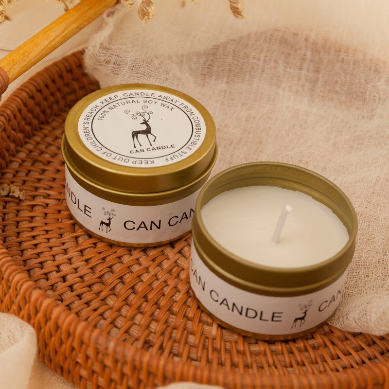 Cruzar la hojalata puede cristal piedra cruda aromaterapia vela sin humo planta soja fragancia hecha a mano aceite esencial flor seca vela