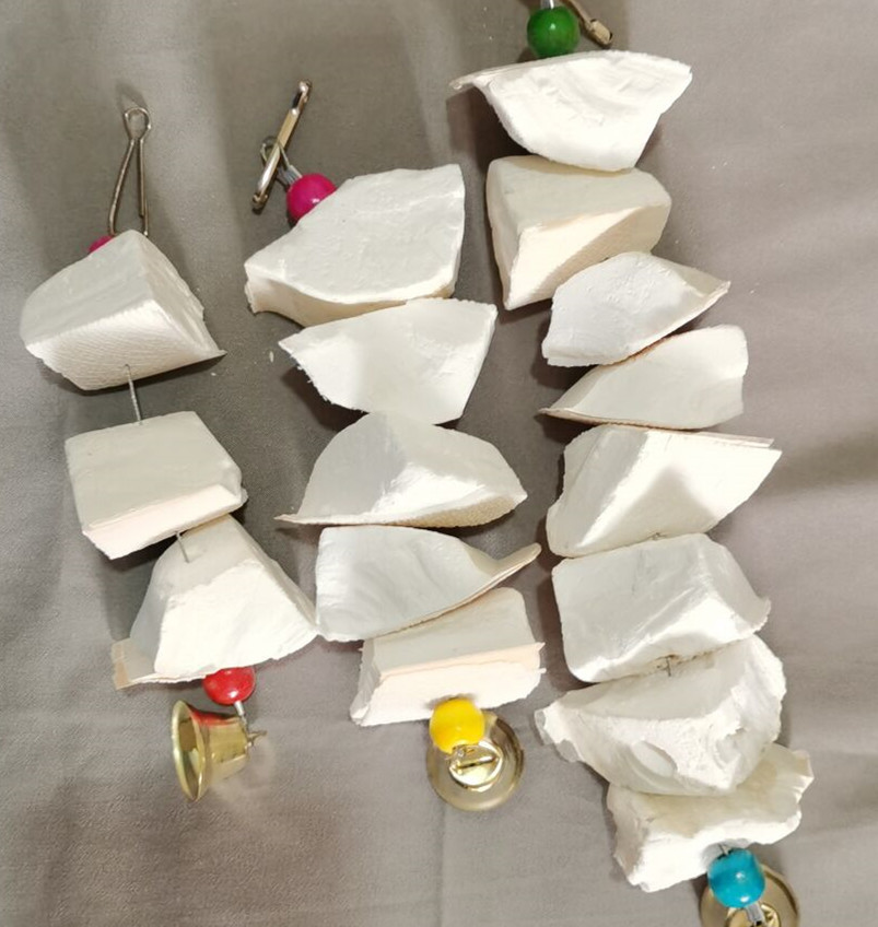 不带隔珠块串灰布