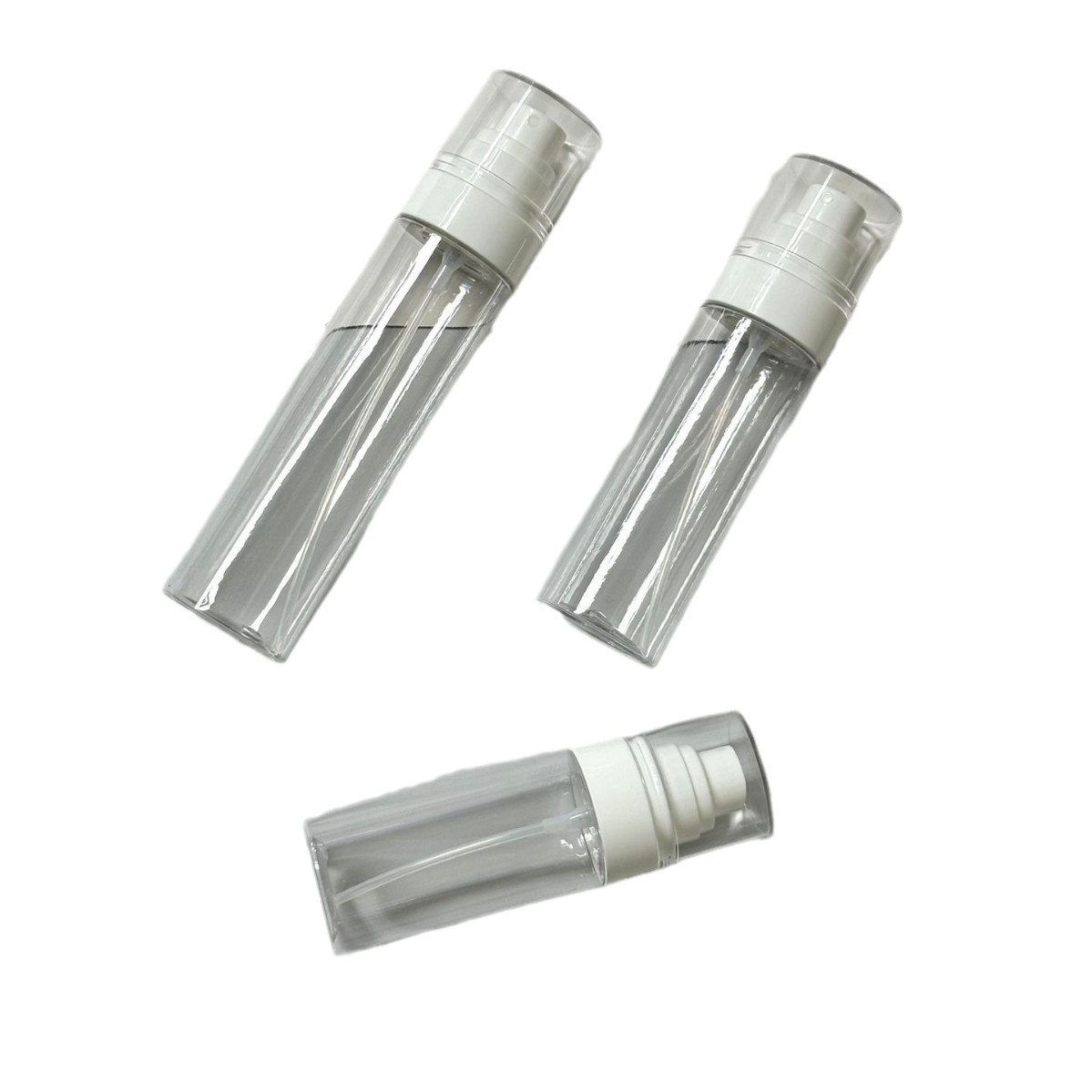 Spot botella de spray de maquillaje de niebla fina 50 ml80 ml100 ml120 ml material de paquete de tóner hombro plano redondo botella de subenvasado