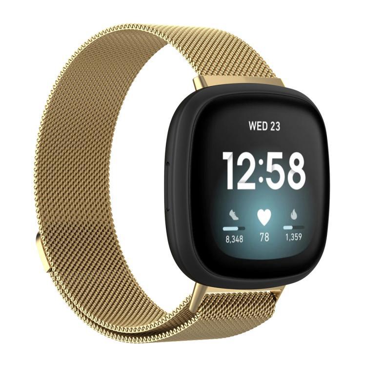 xDfind reloj de metal de absorción de Milán, tamaño: S para Fitbit Versa 4 / 3 / Sense 2 / Sense