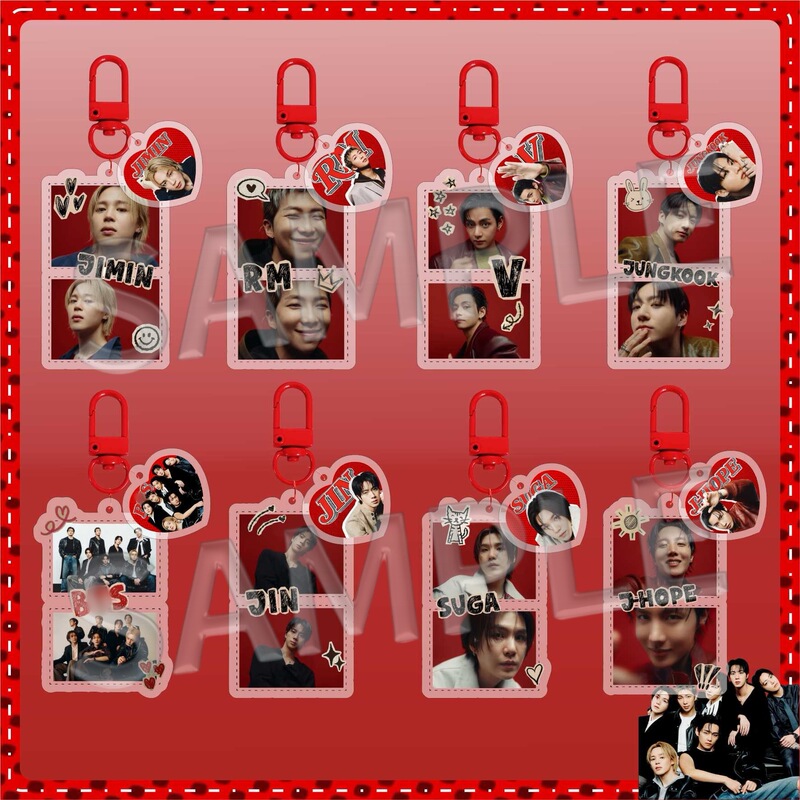 26 years bulletproof acrylic keychain bag pendant accessory jewelry celebrity merchandise Kim Taehyung kpop