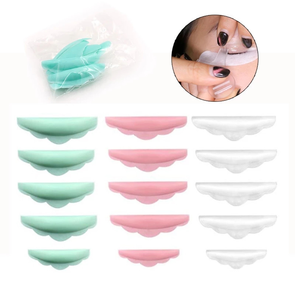 Silicone set for eyelashes