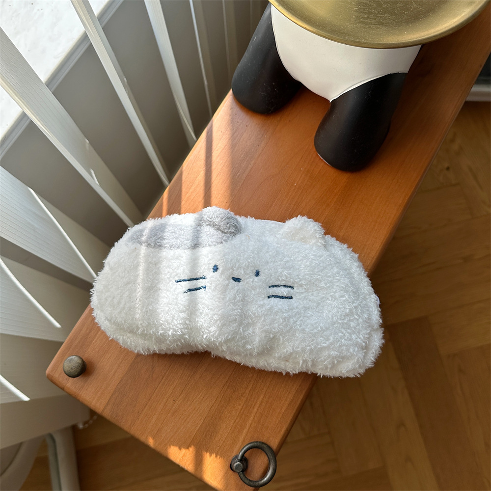 310243 Fluffy and girlish pencil case Cosmetic bag, cute cartoon stationery bag, large-capacity pen case storage bag undefined