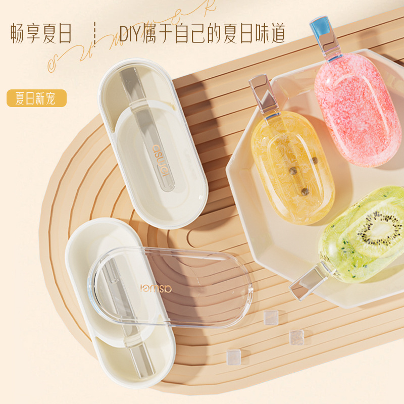 Molde de helado casero helado