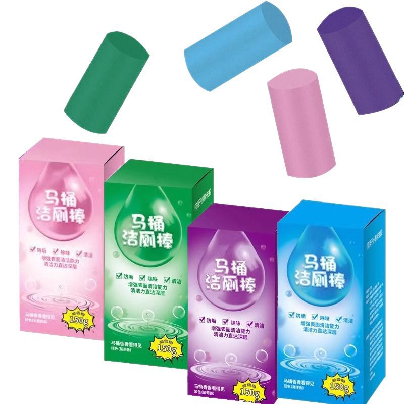 Barra de limpieza de inodoros Barra de limpieza de inodoros de gran capacidad Barra de limpieza de inodoros de burbujas azules