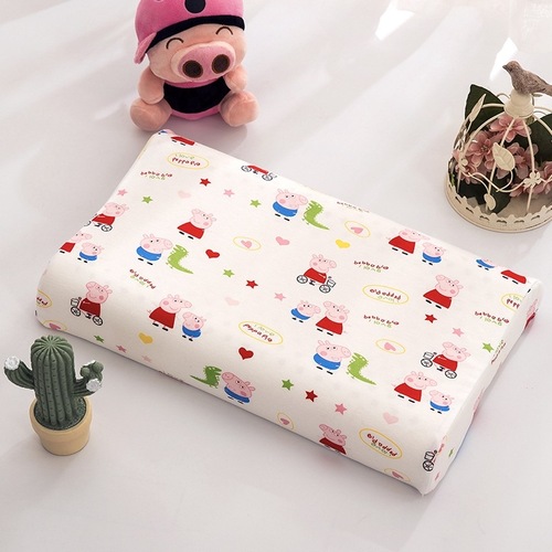 Natural Thai Children's Latex Pillow - New Kindergarten Baby Pillow, Student Dormitory Cartoon Latex Pillow Core for Dropshipping