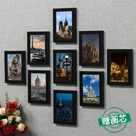 照片墙;相框、画框