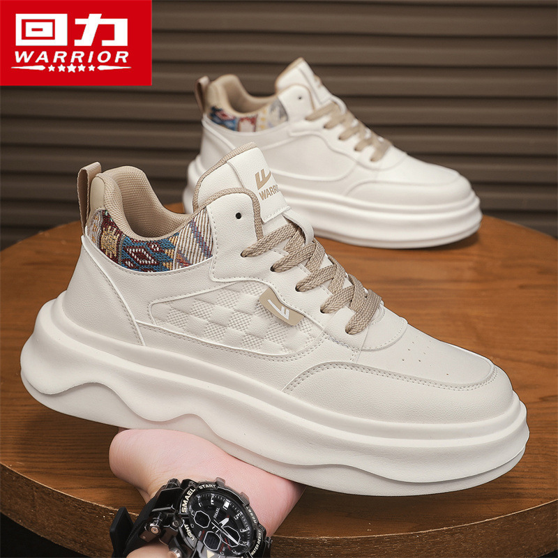 Pull-Back Shoes Men's Shoes Spring and Summer Thick-Soled Height-Increasing Casual Versatile Trendy Sneakers Youth Running Sports Shoes m